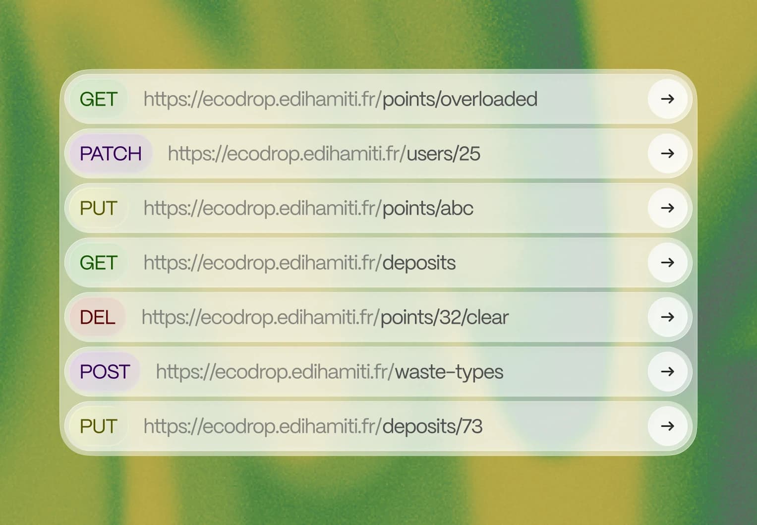 Screenshot of Ecodrop